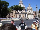 Róma - Traianus-oszlop a Piazza Veneziáról tekintve