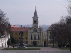 Pécs - Kilátás a székesegyház kapujából